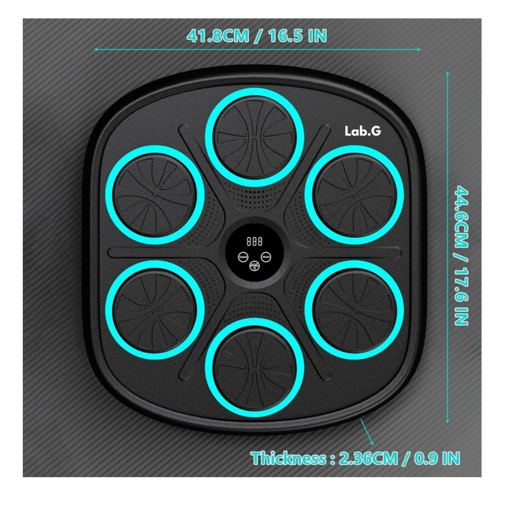 Foto 5 | Máquina Música Electrónica Boxeo Entrenamiento Con Bluetooth Lab.g Negro