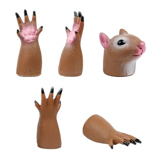 Foto 8 | Venta Internacional - Set De Marionetas Con Forma De Ardilla Y Unicornio Aqkilo Para Niños