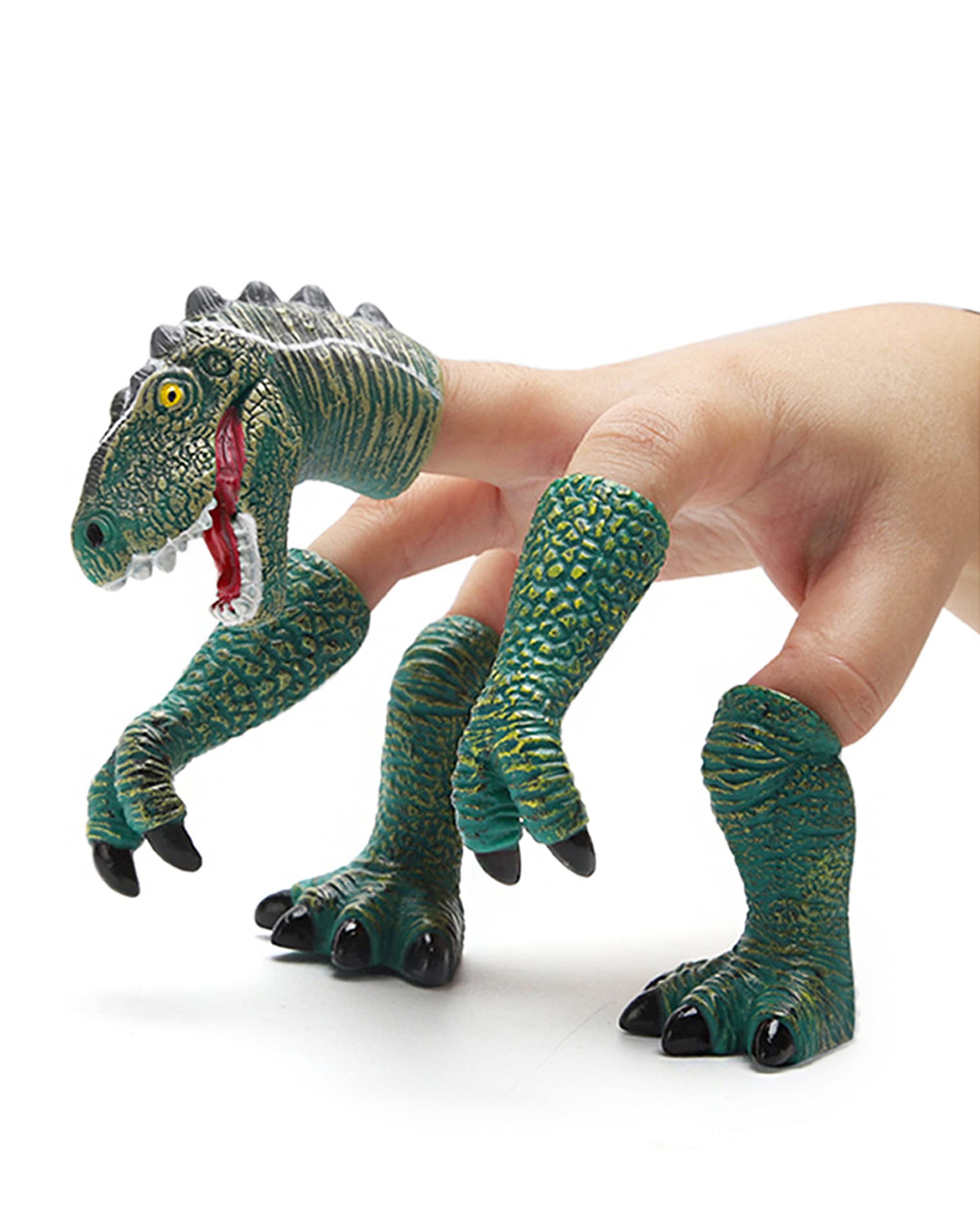 Foto 2 pulgar | Set De Marionetas Con Dedos Aqkilo, Dinosaurio, Ardilla Y Unicornio Para Niños - Venta Internacional.