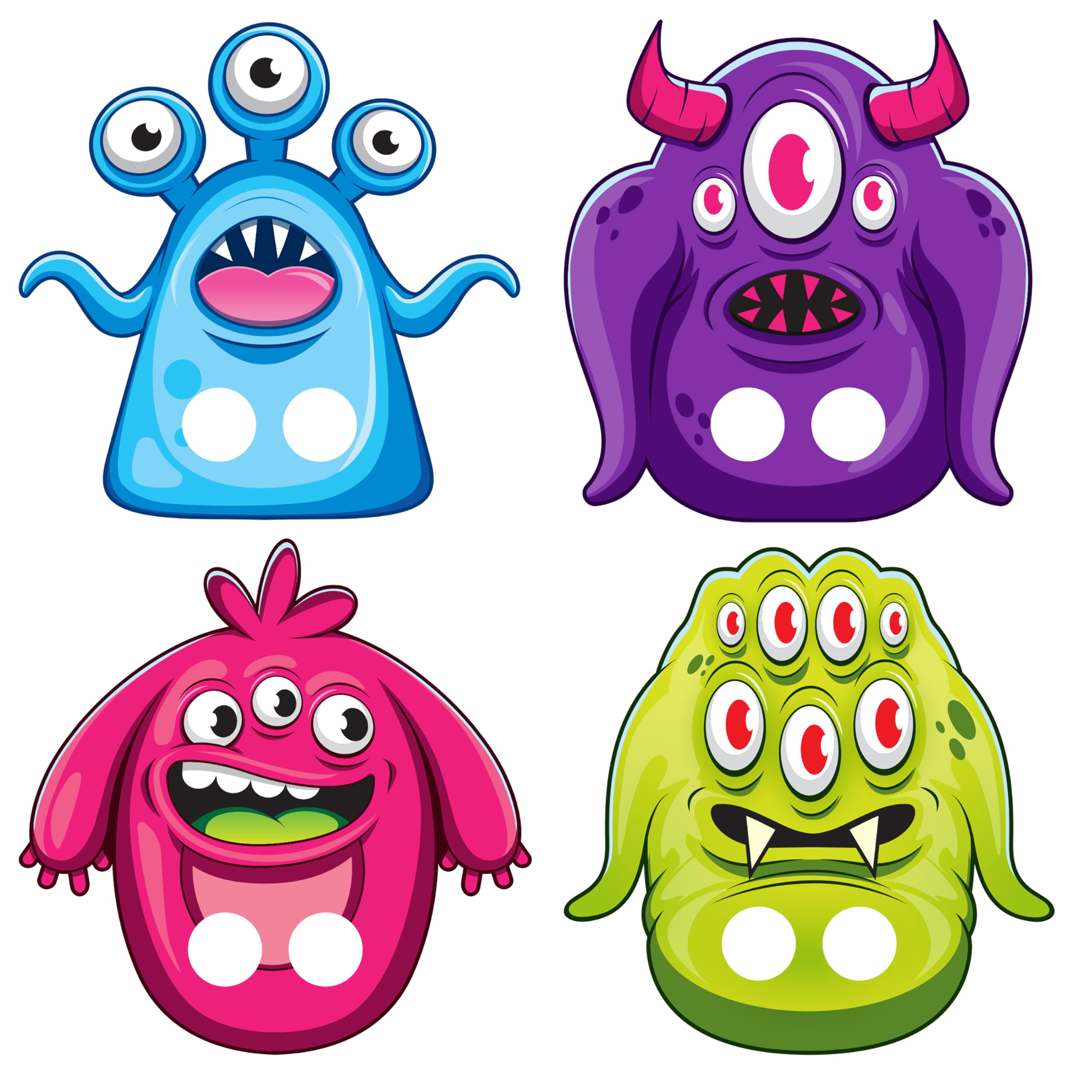 Foto 4 pulgar | Juego De Tarjetas Para Niños Con Forma De Monster Finger Puppets Para El Día De San Valentín - Venta Internacional.
