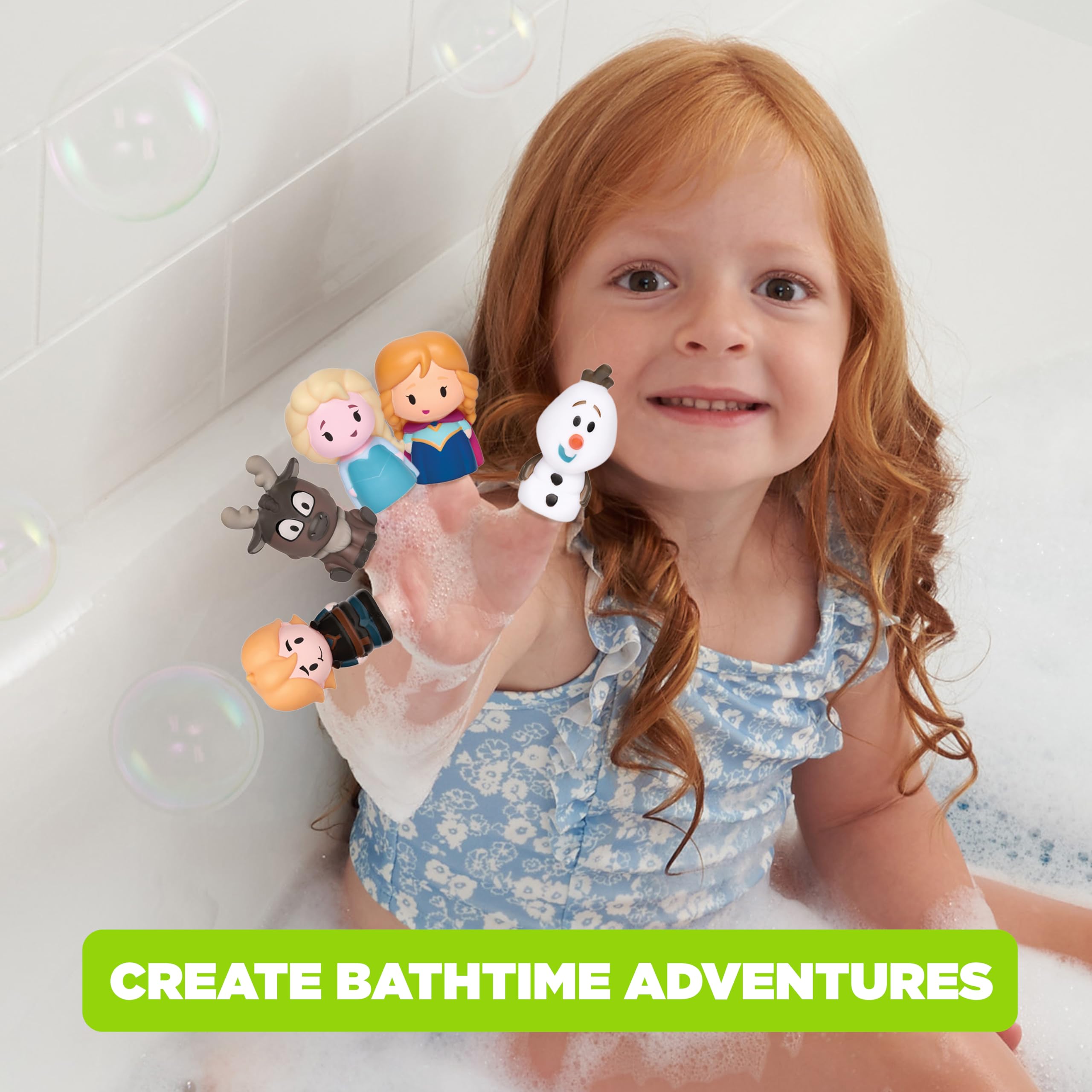 Foto 2 | Juguetes Educativos Bath Finger Puppets Disney Frozen, 10 Unidades - Venta Internacional.