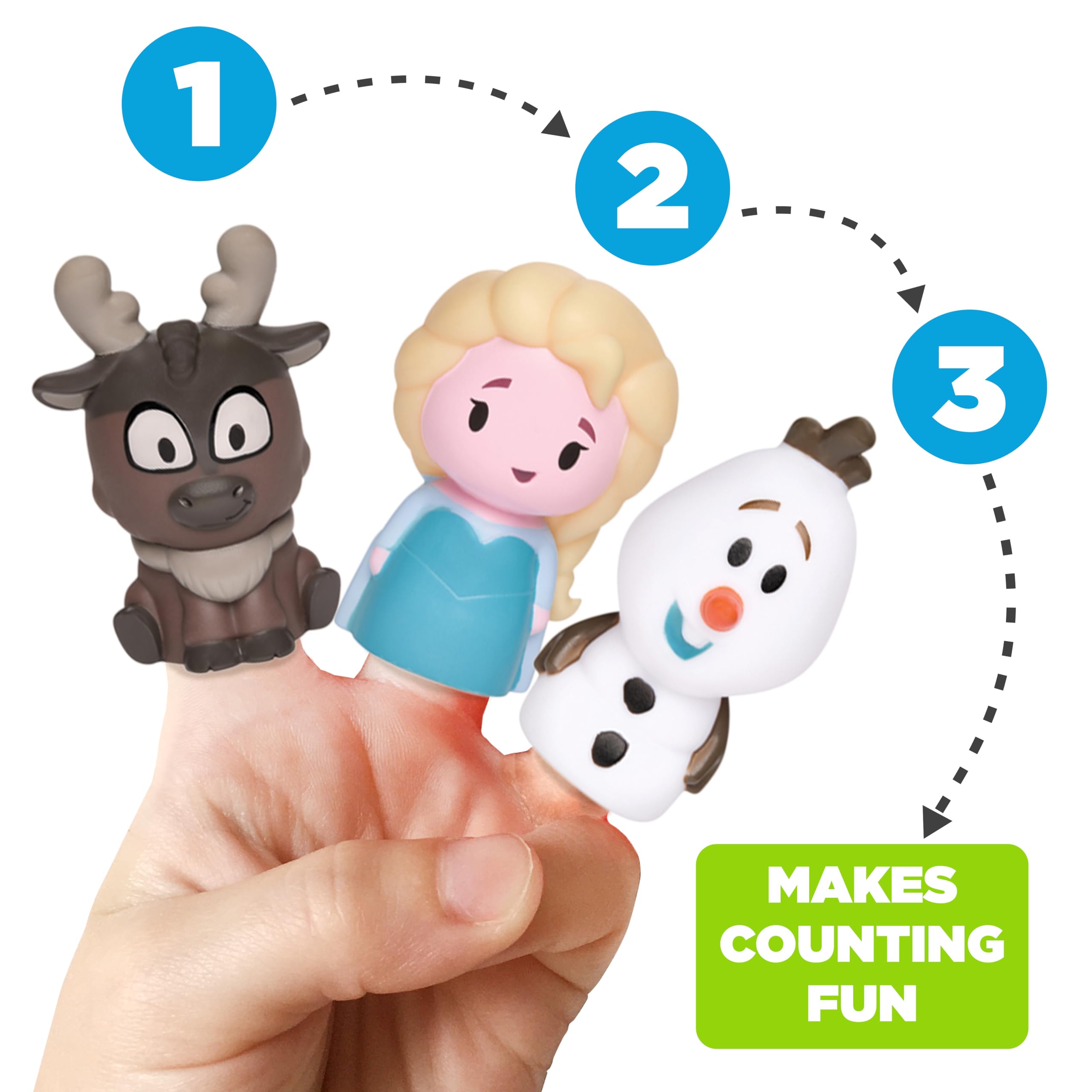 Foto 7 pulgar | Juguetes Educativos Bath Finger Puppets Disney Frozen, 10 Unidades - Venta Internacional.