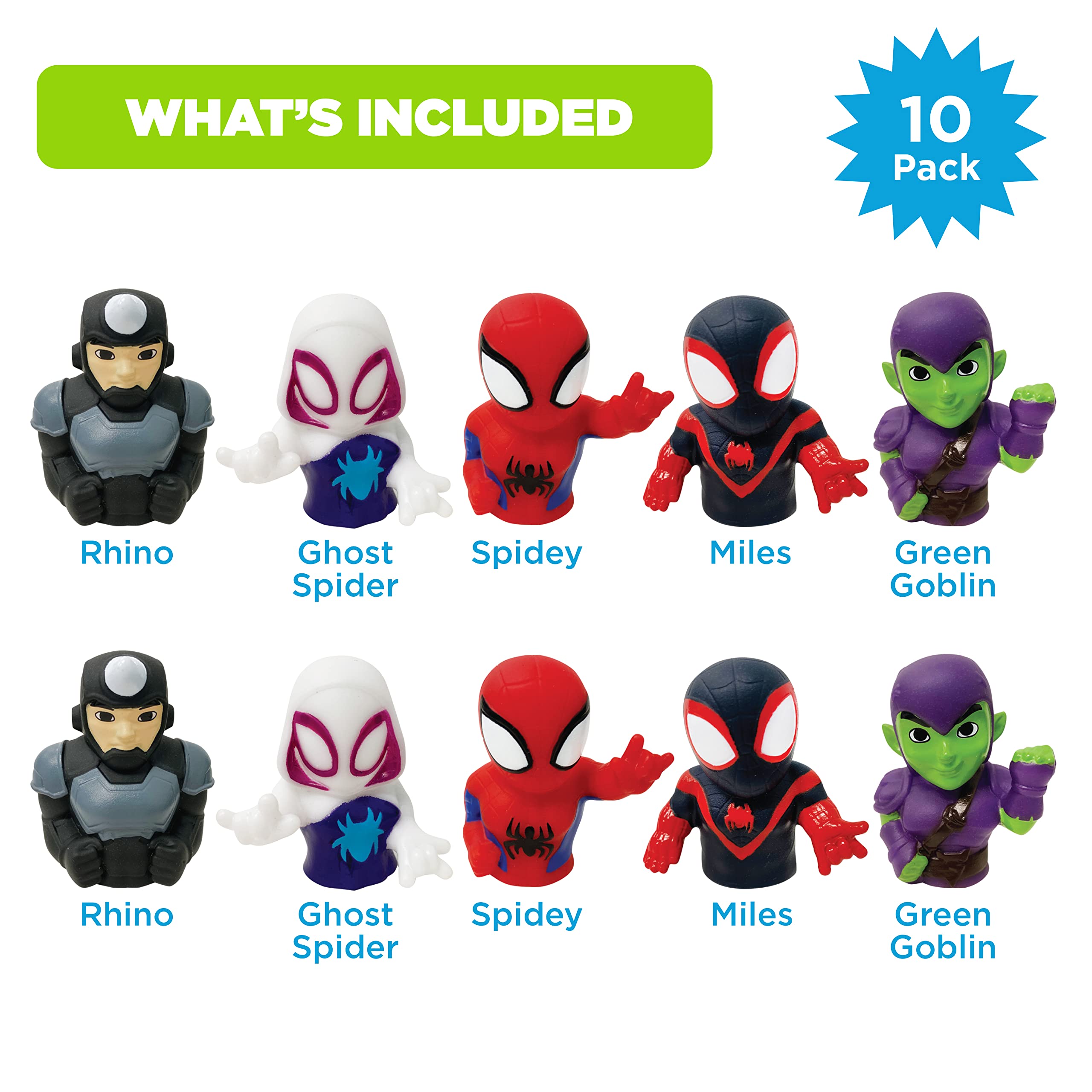 Foto 3 pulgar | Set De Marionetas Con Dedos Ginsey Spidey Y Sus Increíbles Amigos - Venta Internacional.