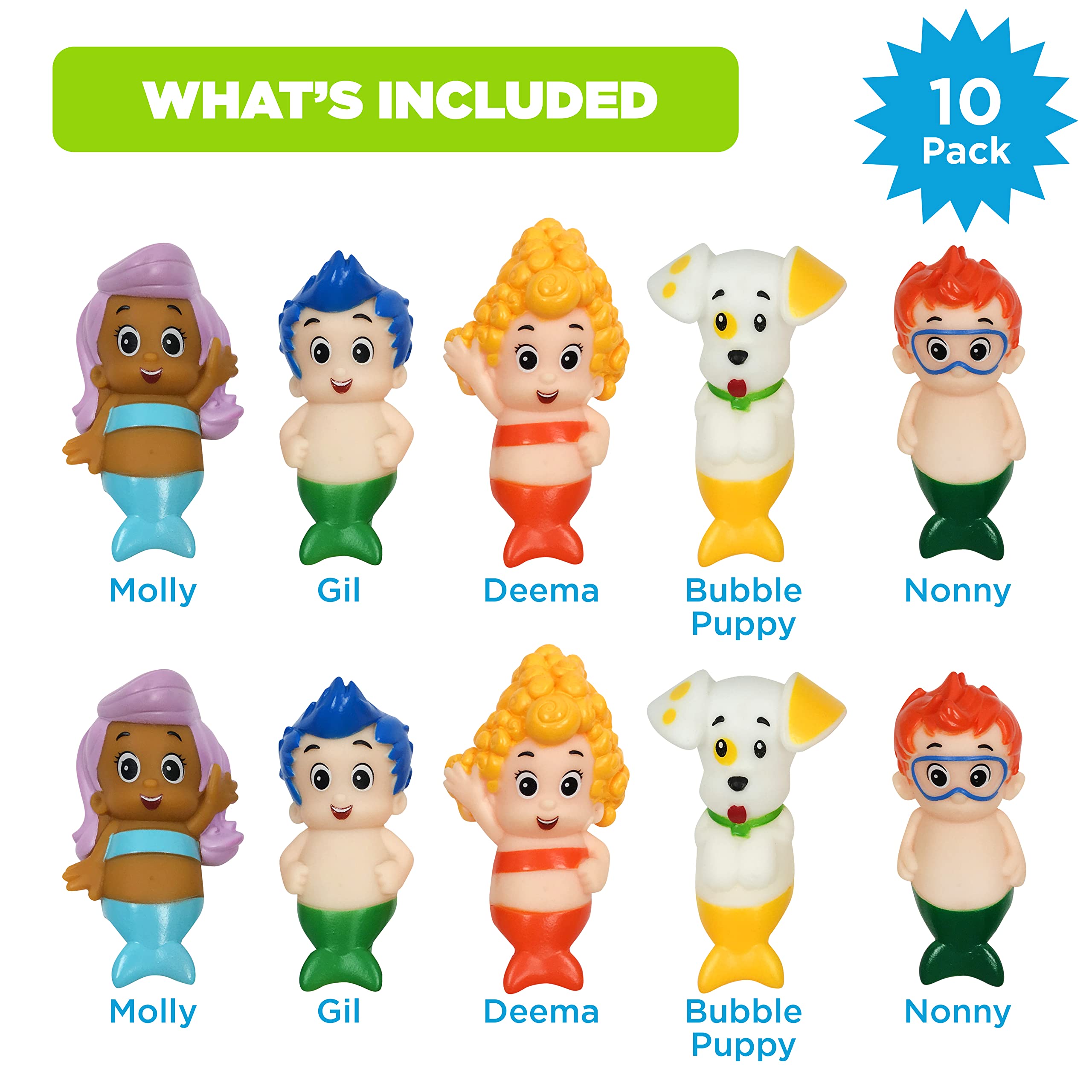 Foto 3 pulgar | Set De Marionetas Nickelodeon Bubble Guppies, 10 Piezas - Venta Internacional.