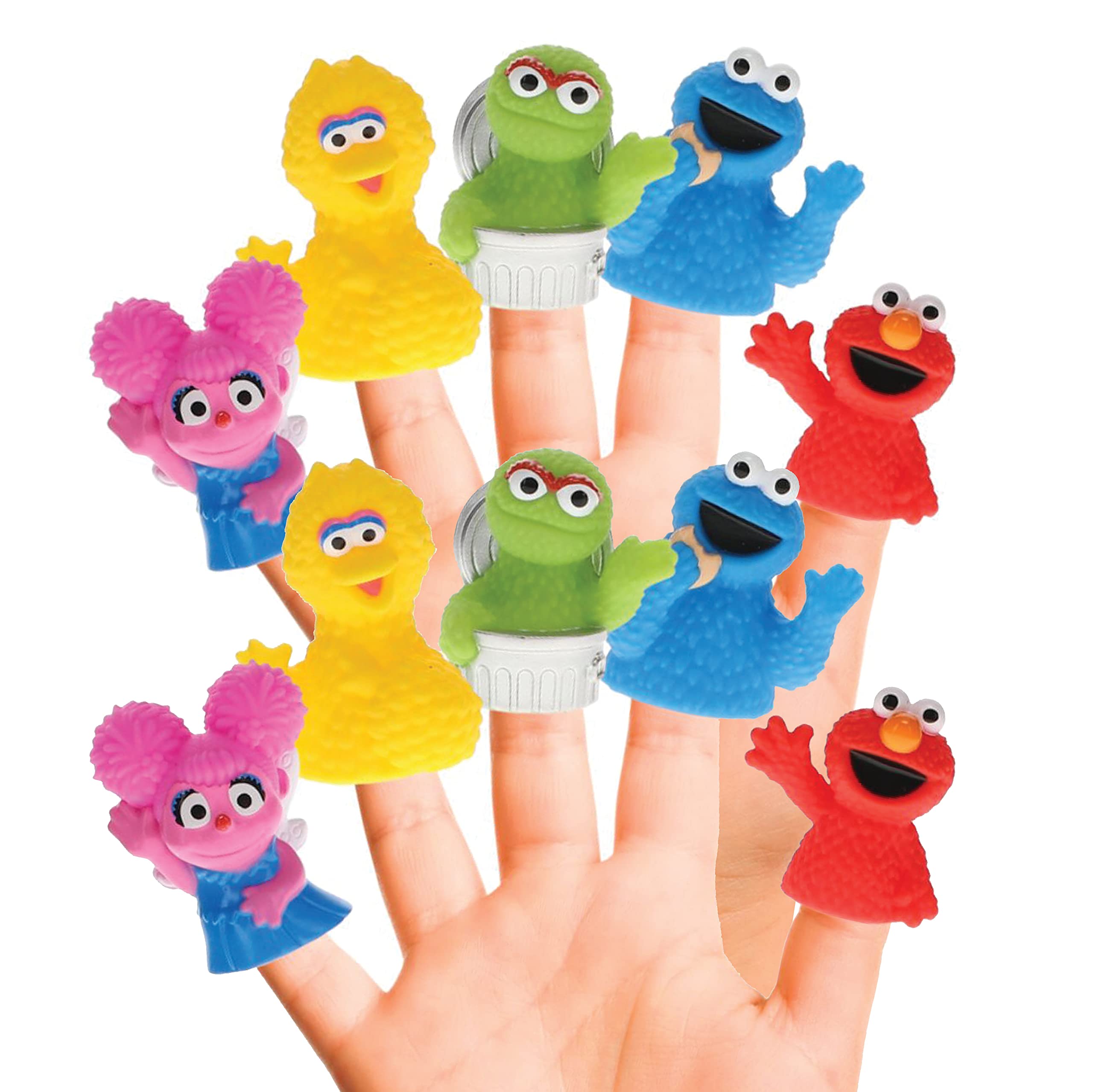Foto 2 pulgar | Set De Marionetas Con Dedos Sesame Street, 10 Piezas, Pvc Impermeable - Venta Internacional.