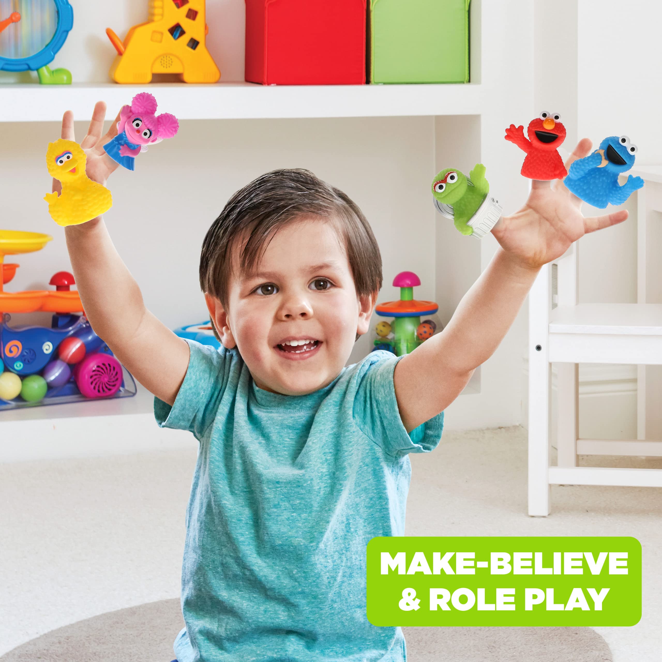 Foto 5 pulgar | Set De Marionetas Con Dedos Sesame Street, 10 Piezas, Pvc Impermeable - Venta Internacional.