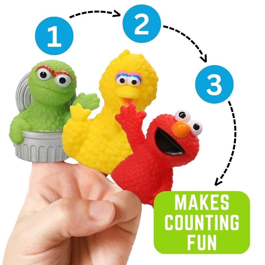 Foto 6 | Set De Marionetas Con Dedos Sesame Street, 10 Piezas, Pvc Impermeable - Venta Internacional.