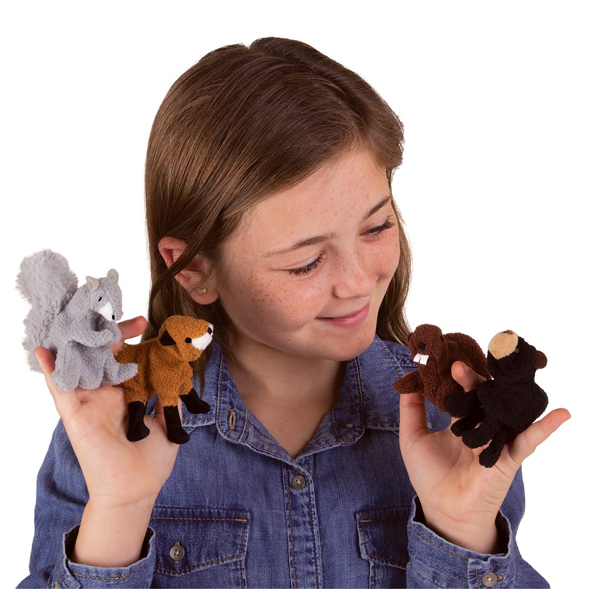 Foto 4 pulgar | Set De Marionetas Puppet Folkmanis Woodland Animal Finger, Multicolor - Venta Internacional.