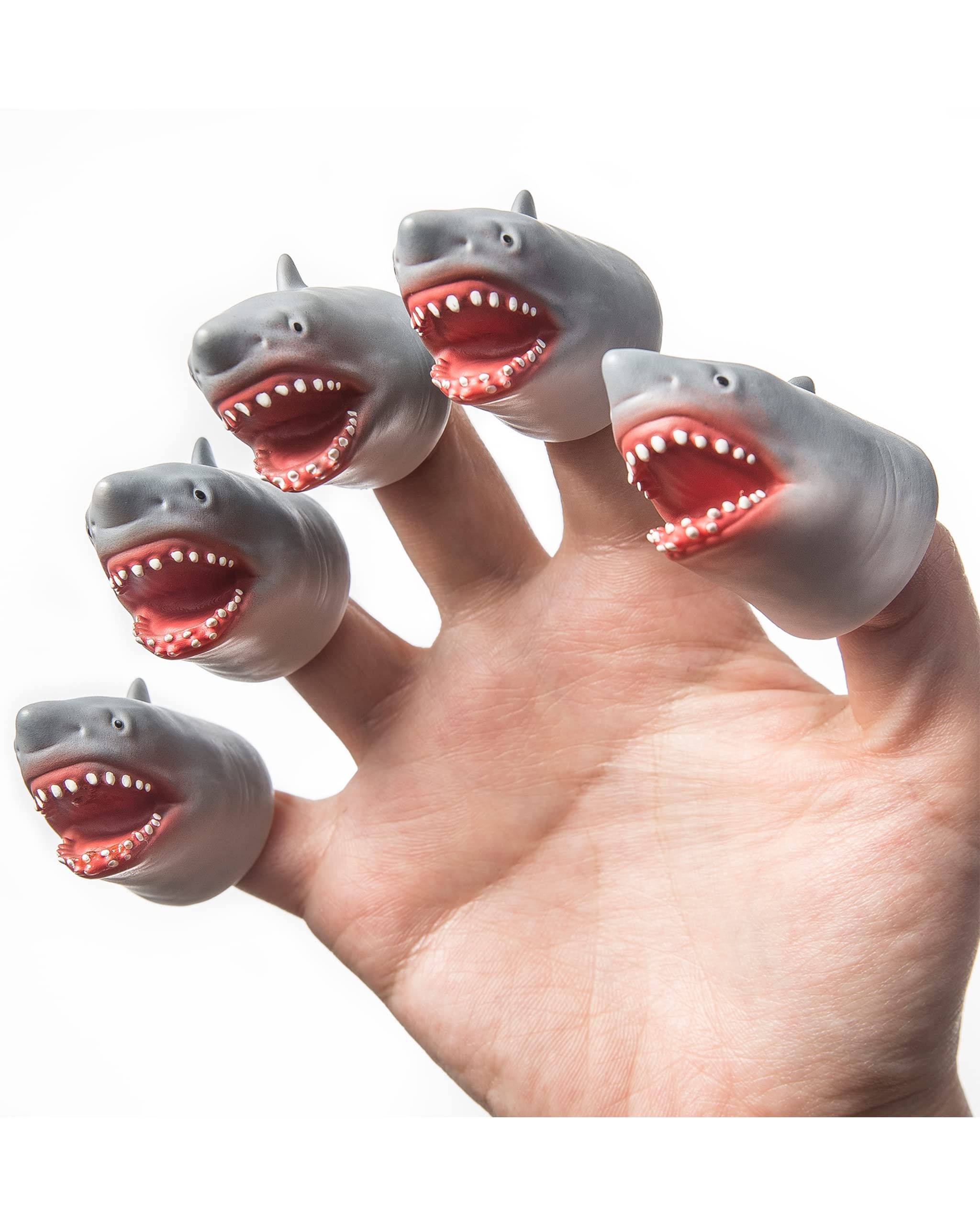 Foto 2 pulgar | Set De Marionetas Aqkilo Shark, 5 Piezas, Para Niños Y Adultos - Venta Internacional.