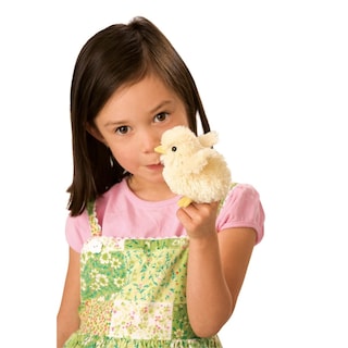 Foto 2 | Finger Puppet Folkmanis Mini Chicken, Color Amarillo - Venta Internacional.