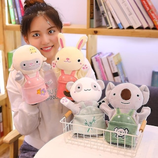 Foto 3 | Venta Internacional - Guantes De Títeres De Mano Con Forma De Animal, Muñeco, Bonito Peluche De Panda