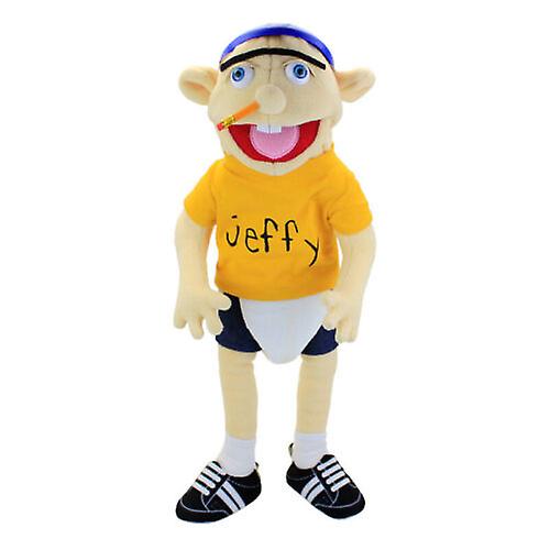 Foto 4 pulgar | Venta Internacional - Peluche Jeffy Cosplay Con Sombrero De Jeffy, Marioneta De Mano, 58 Cm