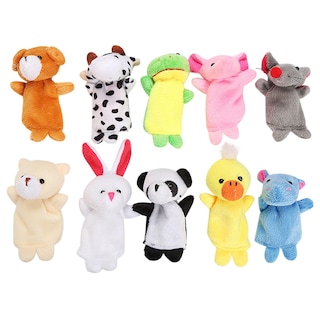 Foto 1 | Venta Internacional - Juego De 10 Muñecos De Peluche Con Forma De Tierno Animal De Terciopelo