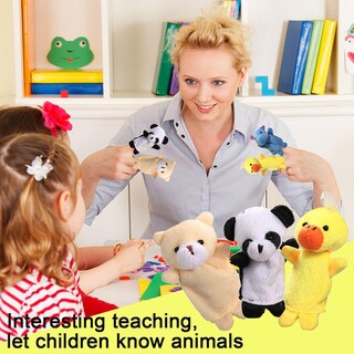 Foto 3 | Venta Internacional - Juego De 10 Muñecos De Peluche Con Forma De Tierno Animal De Terciopelo