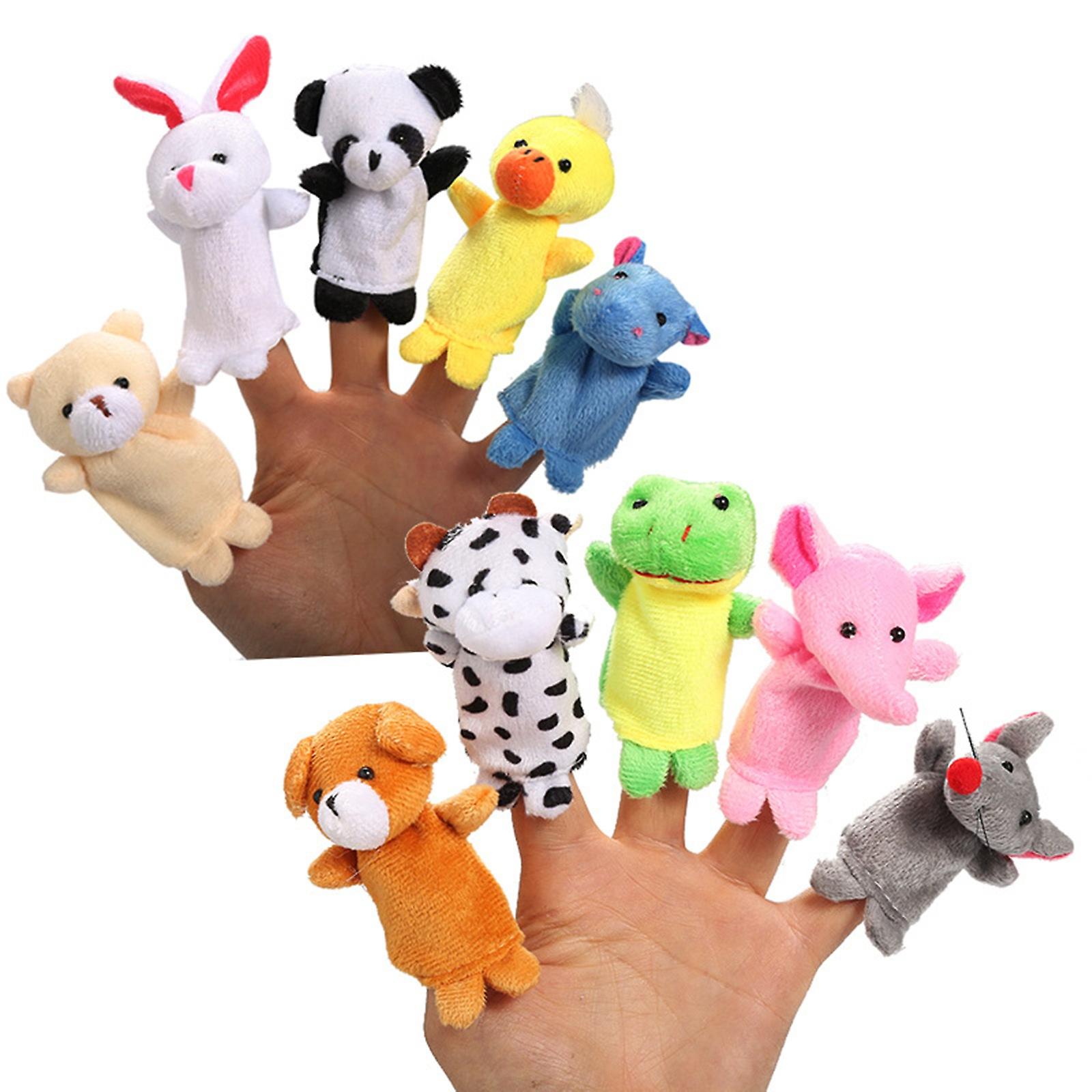Foto 5 pulgar | Venta Internacional - Juego De 10 Muñecos De Peluche Con Forma De Tierno Animal De Terciopelo