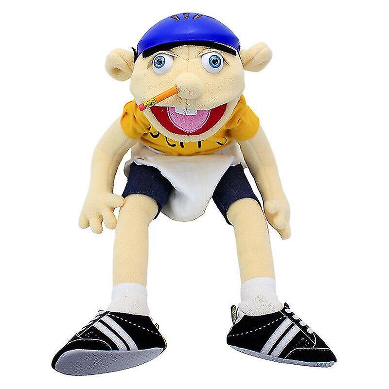Venta Internacional - Juego De Marionetas De Peluche Jeffy Hand Con Sombrero De Jeffy De 58 Cm