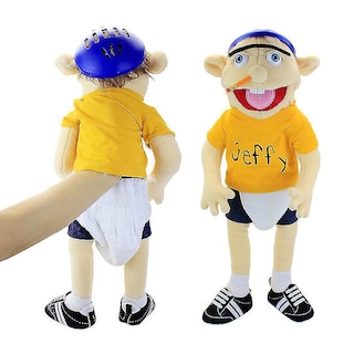 Foto 3 | Venta Internacional - Juego De Marionetas De Peluche Jeffy Hand Con Sombrero De Jeffy De 58 Cm