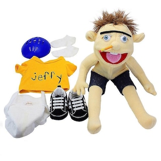 Foto 4 | Venta Internacional - Juego De Marionetas De Peluche Jeffy Hand Con Sombrero De Jeffy De 58 Cm