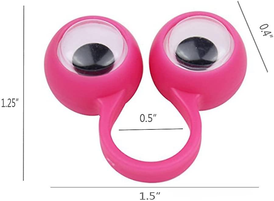 Foto 3 pulgar | Venta Internacional - Anillo Con Forma De Globo Ocular Finger Puppets, 25 Unidades, Eye Monster, Fiesta Infantil