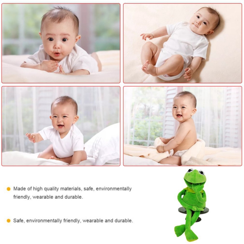 Foto 3 pulgar | Peluche Portátil Con Forma De Rana, 60 Cm, Color Verde - Venta Internacional.