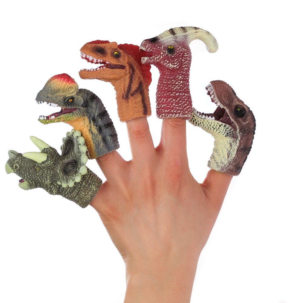 Foto 3 pulgar | Set De Dinosaurios Finger Puppets para Niños Mayores De 3 Años - Venta Internacional
