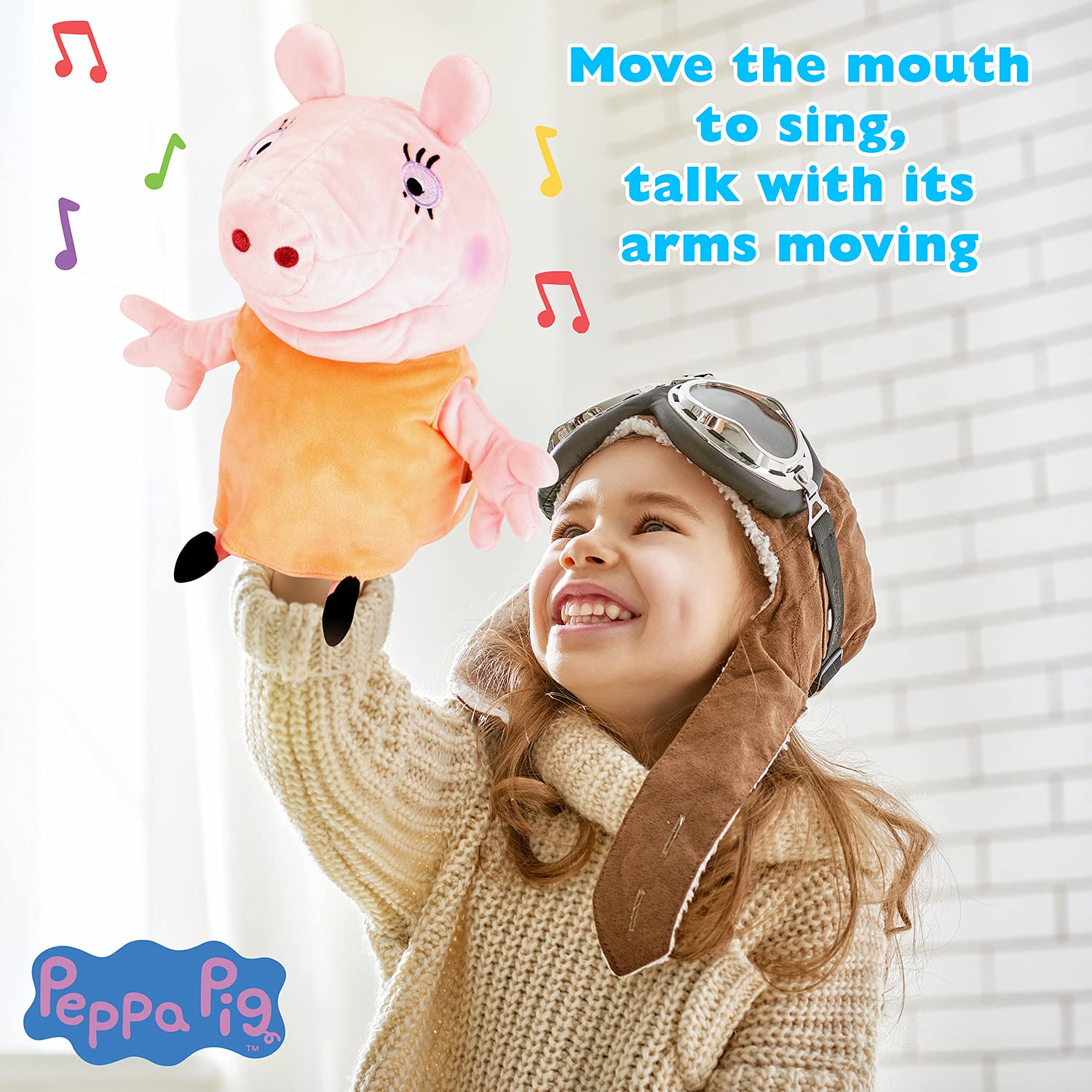 Foto 4 pulgar | Puppet Wowwee Peppa Pig Mummy Pig Con Efectos De Sonido - Venta Internacional.