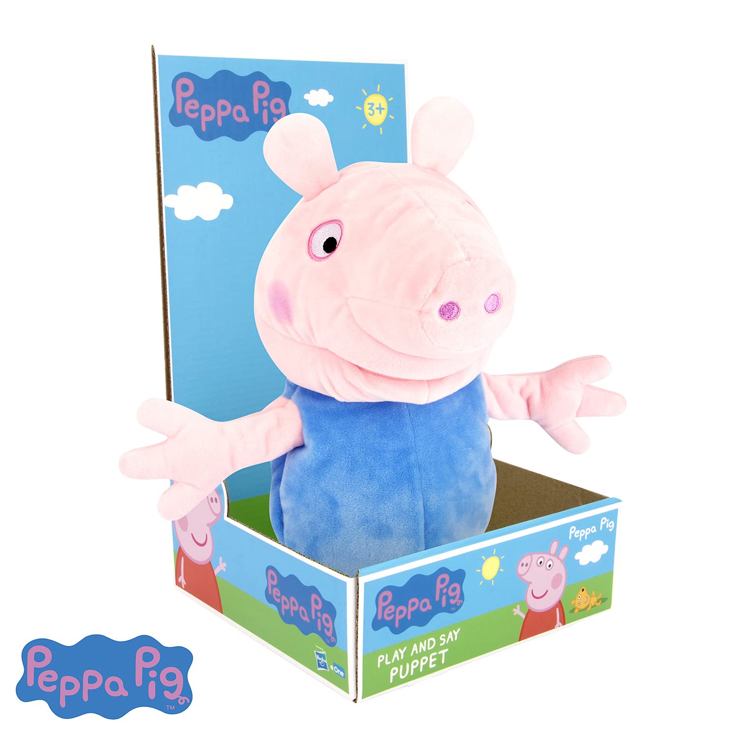 Foto 5 pulgar | Peluche Puppet Wowwee Peppa Pig George Pig Con Sonido - Venta Internacional.