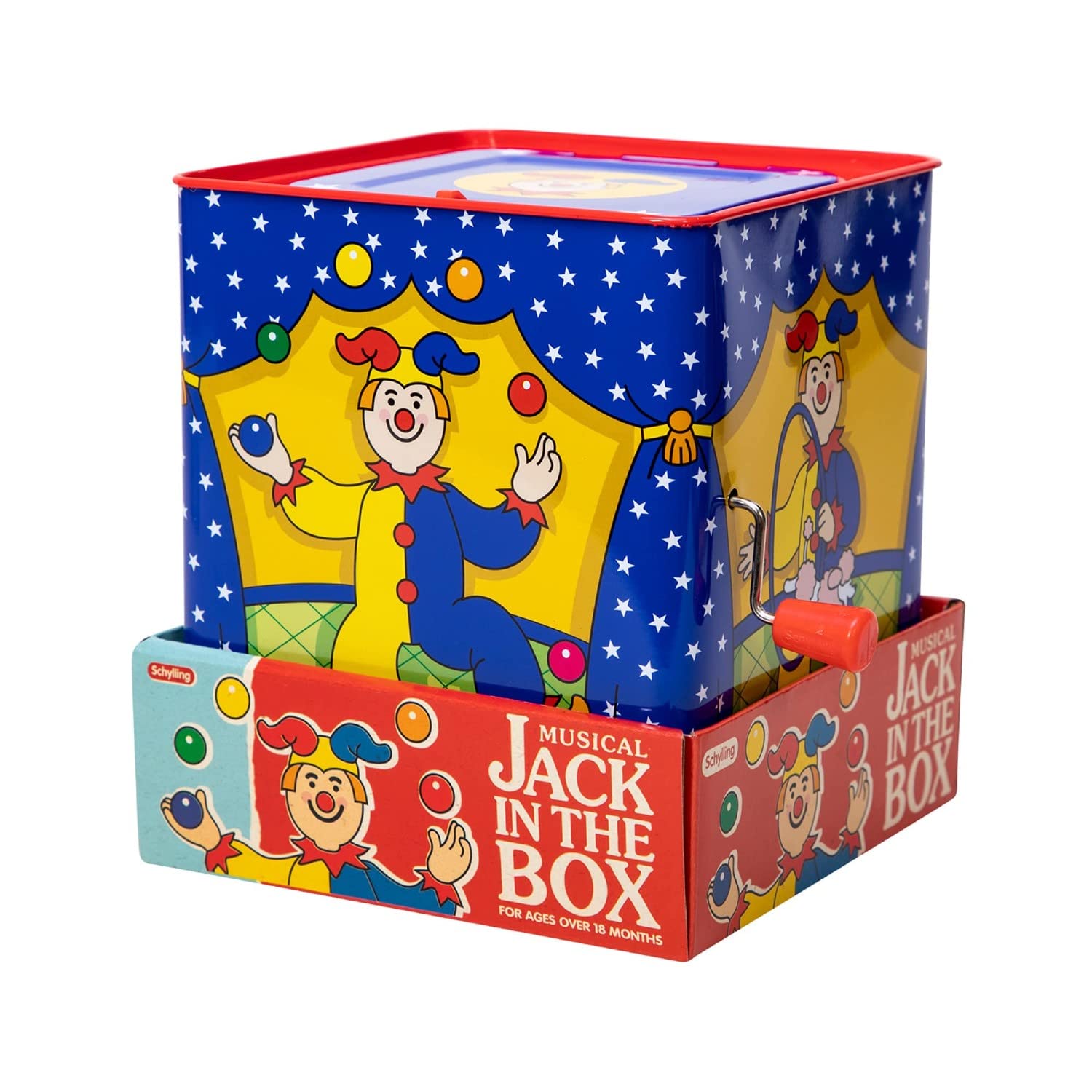 Foto 4 pulgar | Toy Schylling Jester Jack In The Box Con Marioneta De Peluche - Venta Internacional.
