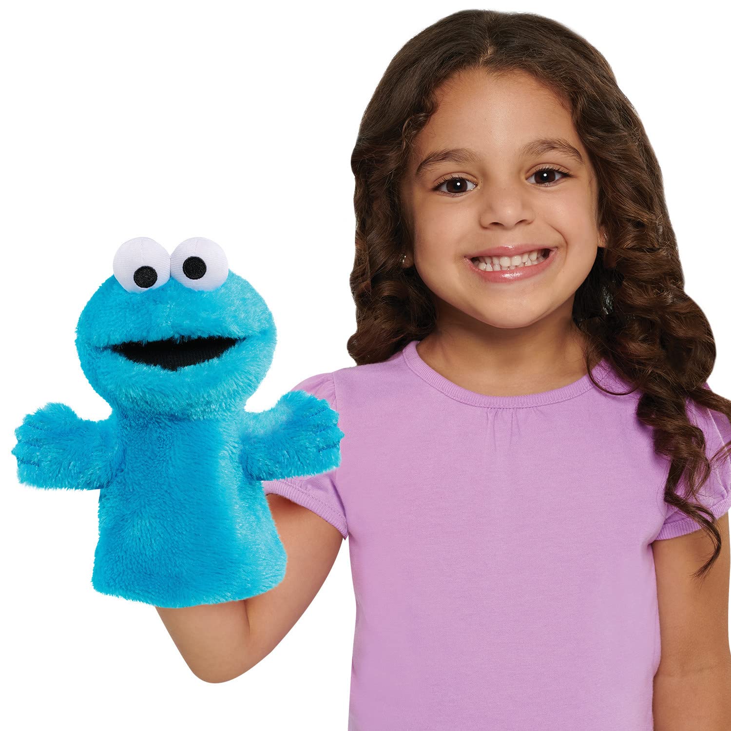 Foto 3 pulgar | Marioneta De Mano Just Play Sesame Street Cookie Monster, 23 Cm - Venta Internacional.