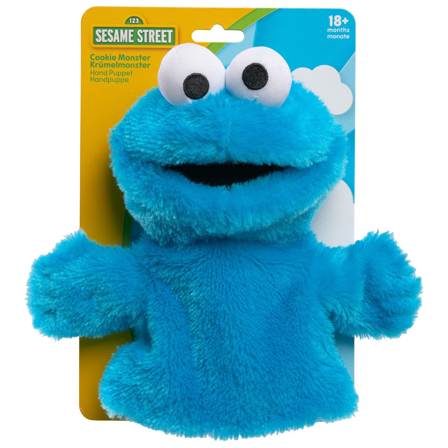 Foto 5 pulgar | Marioneta De Mano Just Play Sesame Street Cookie Monster, 23 Cm - Venta Internacional.