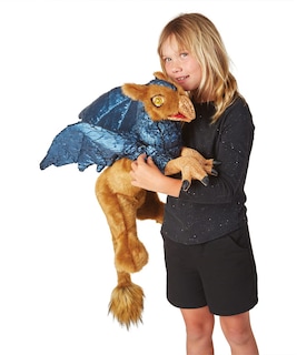 Foto 2 | Marioneta De Mano Folkmanis Griffin Beige/azul/negro - Venta Internacional.