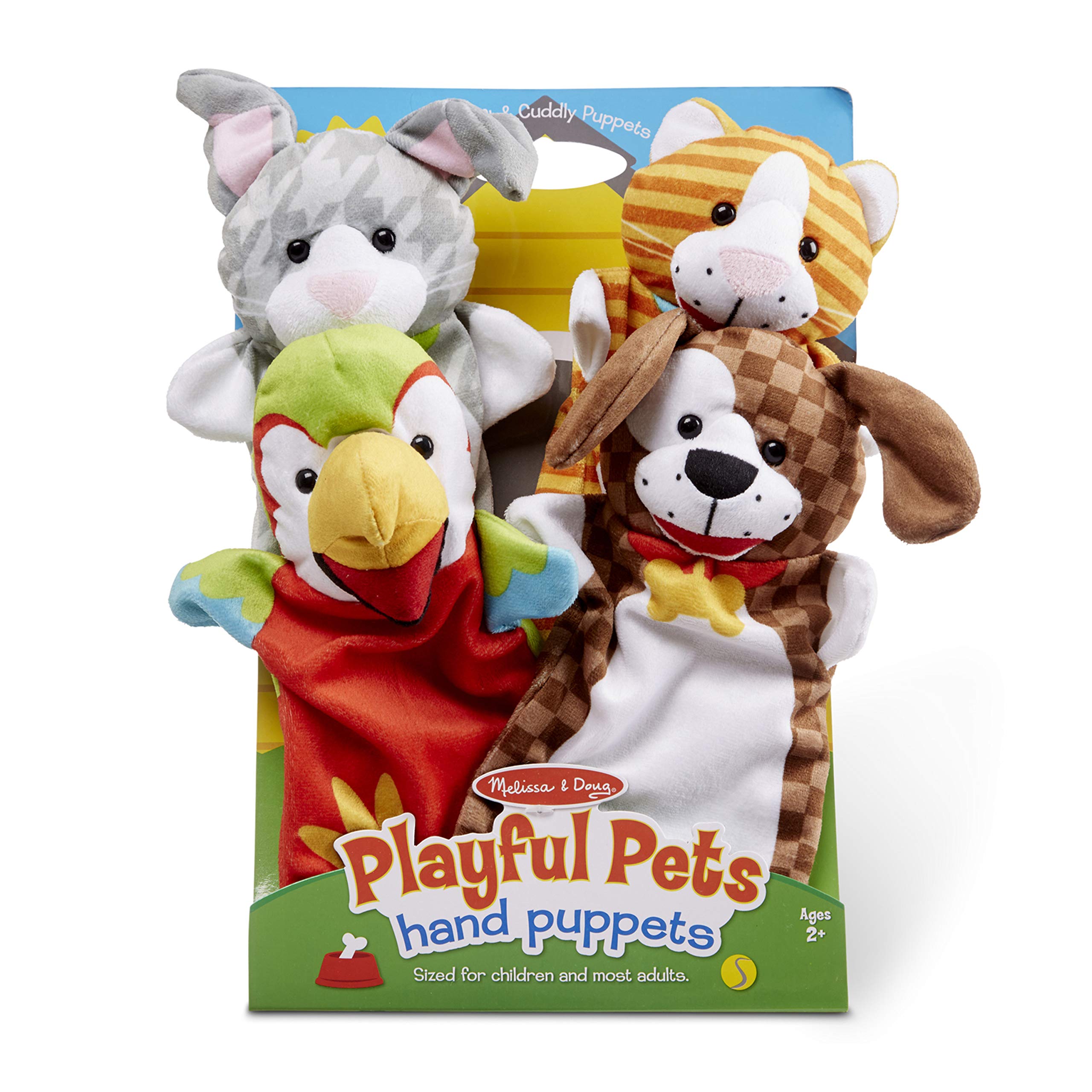 Foto 7 pulgar | Marionetas De Mano Melissa & Doug Playful Pets, Juego De 4 - Venta Internacional.