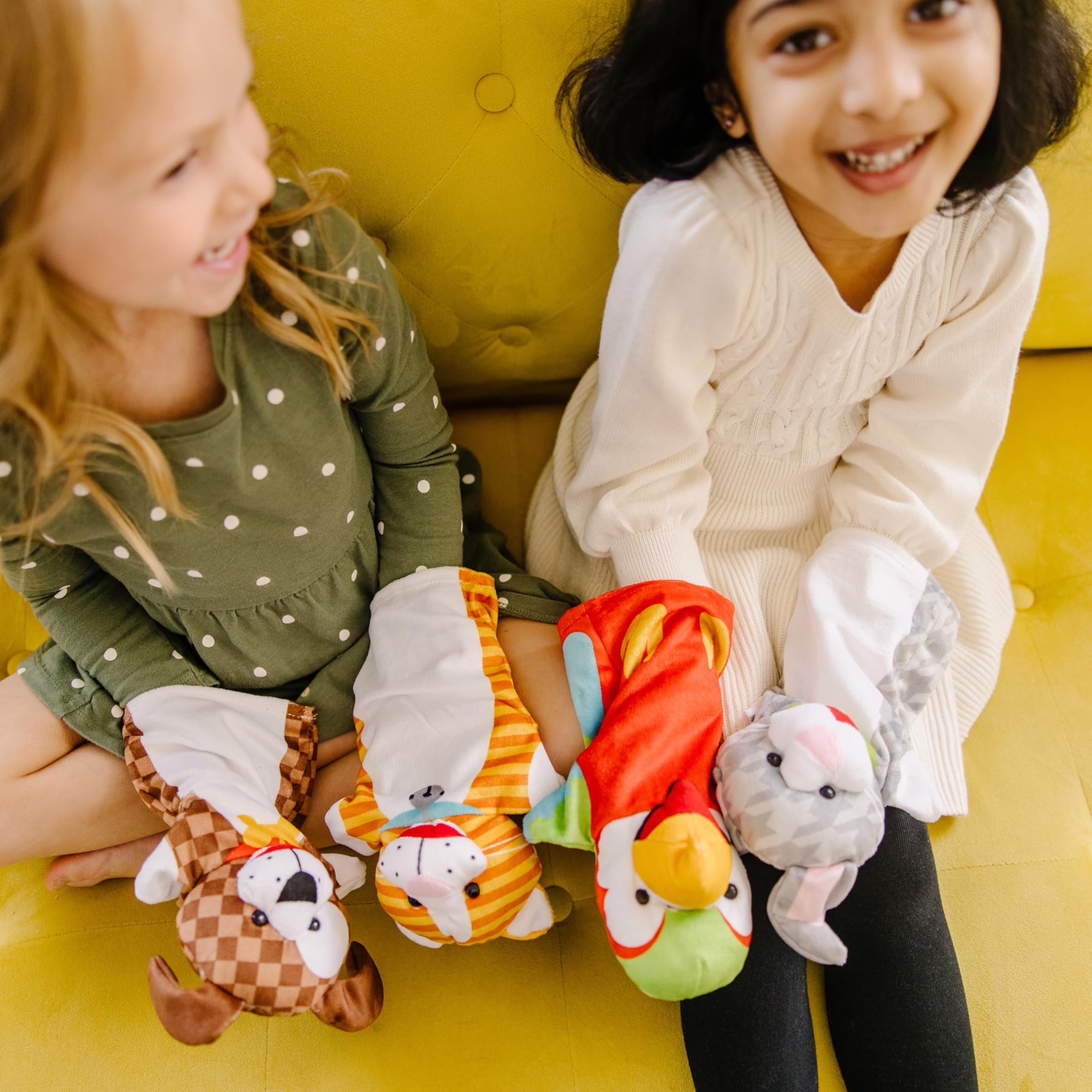 Foto 7 | Marionetas De Mano Melissa & Doug Playful Pets, Juego De 4 - Venta Internacional.