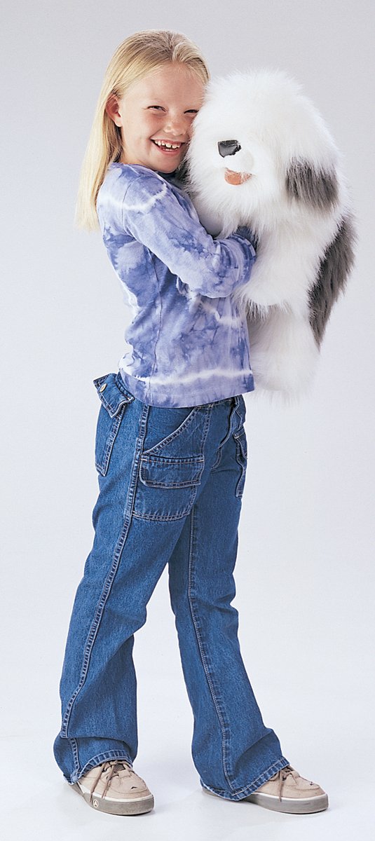Foto 2 | Marioneta De Mano Folkmanis Sheepdog Multicolor (2029) - Venta Internacional.