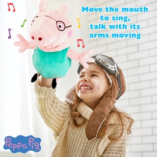 Foto 3 | Marioneta Wowwee Peppa Pig Daddy Pig Multicolor - Venta Internacional.