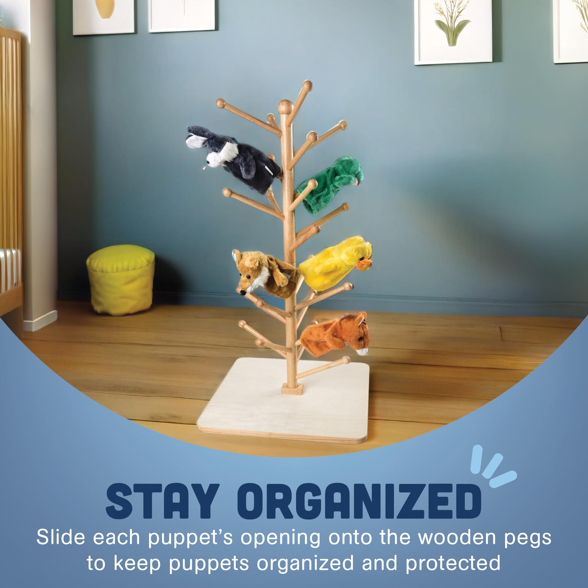 Foto 3 pulgar | Puppet Tree Cre8tive Minds Mtc-501 Education, Madera, 26 Títeres - Venta Internacional.
