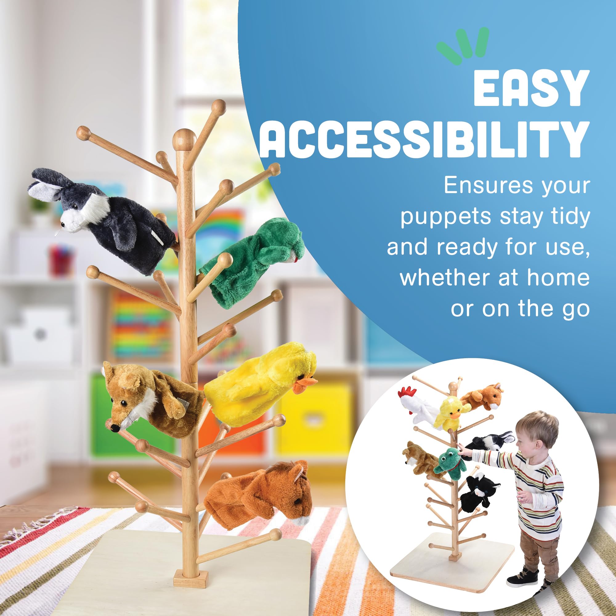 Foto 4 pulgar | Puppet Tree Cre8tive Minds Mtc-501 Education, Madera, 26 Títeres - Venta Internacional.