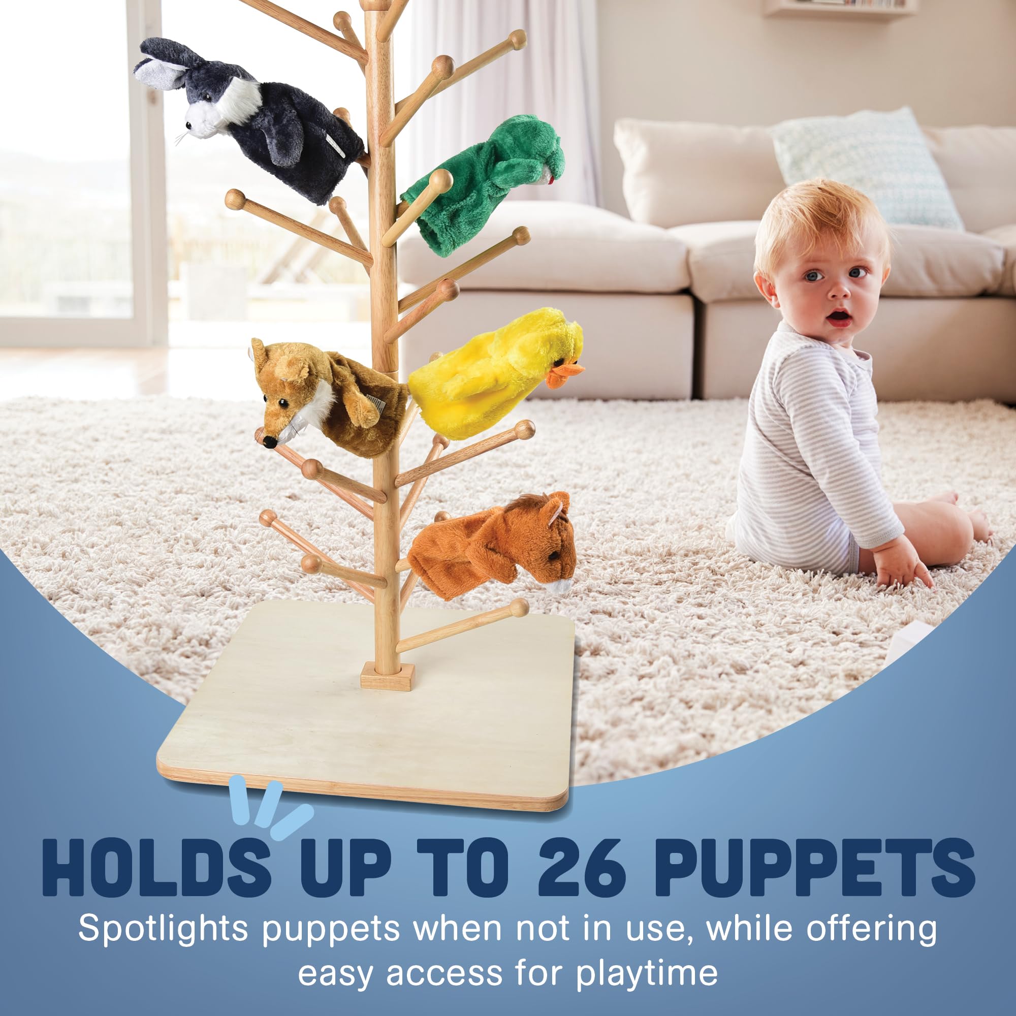Foto 5 | Puppet Tree Cre8tive Minds Mtc-501 Education, Madera, 26 Títeres - Venta Internacional.