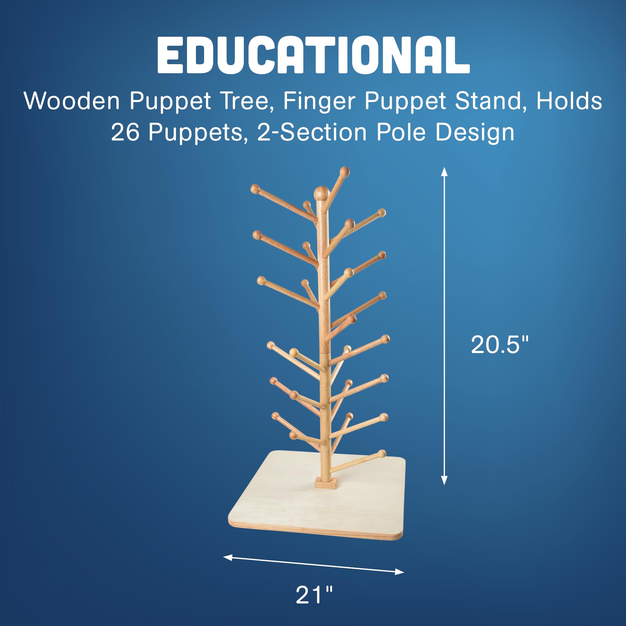 Foto 8 pulgar | Puppet Tree Cre8tive Minds Mtc-501 Education, Madera, 26 Títeres - Venta Internacional.