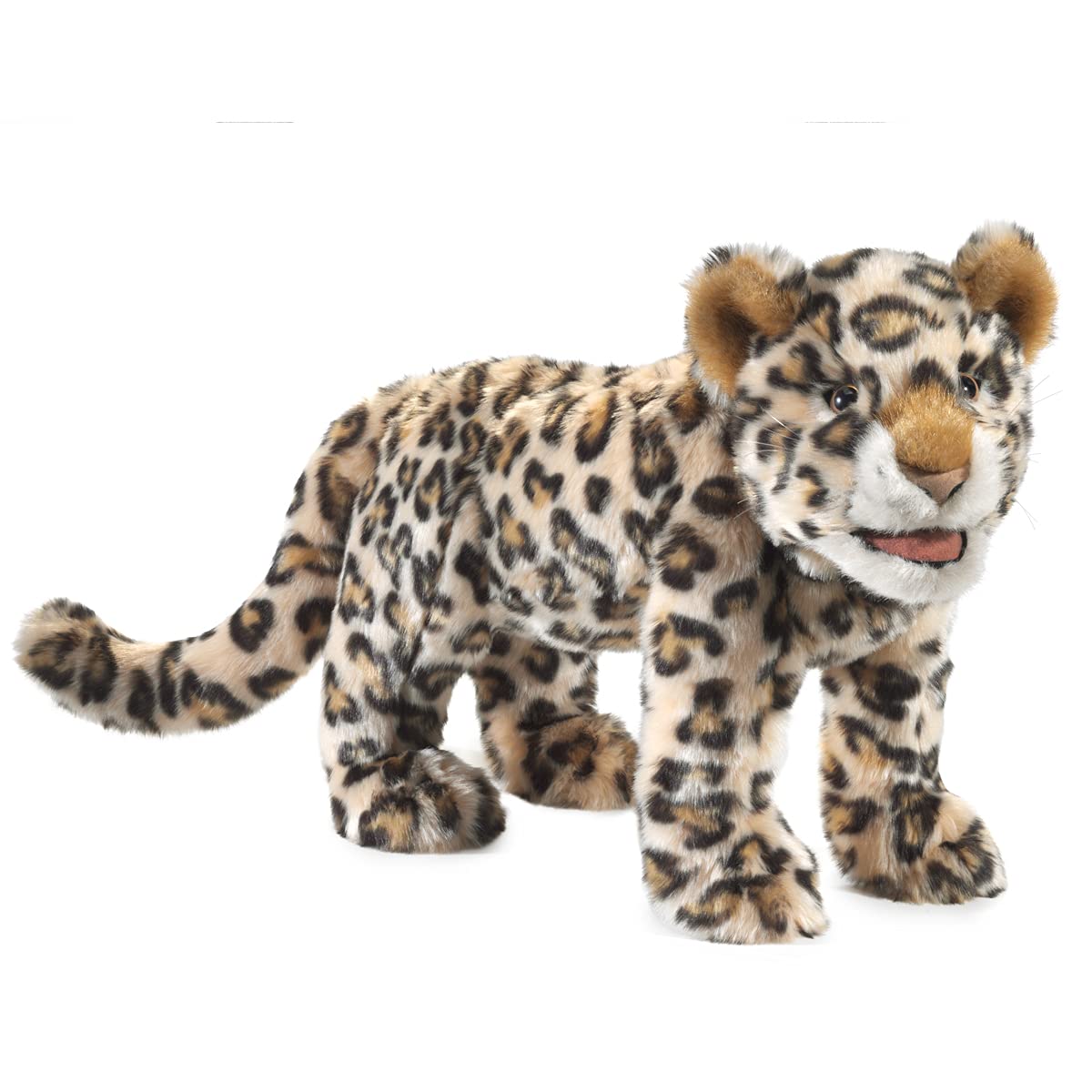 Foto 1 | Marioneta De Mano Folkmanis Leopard Cub Beige/marrón/bronceado/negro/blanco - Venta Internacional.