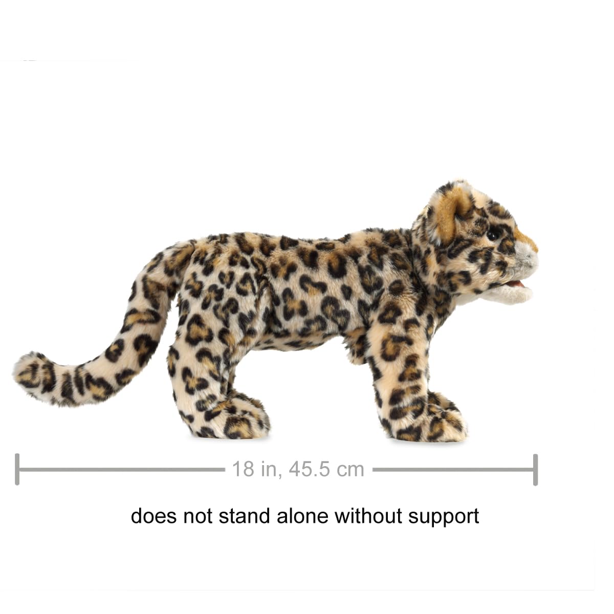 Foto 5 | Marioneta De Mano Folkmanis Leopard Cub Beige/marrón/bronceado/negro/blanco - Venta Internacional.
