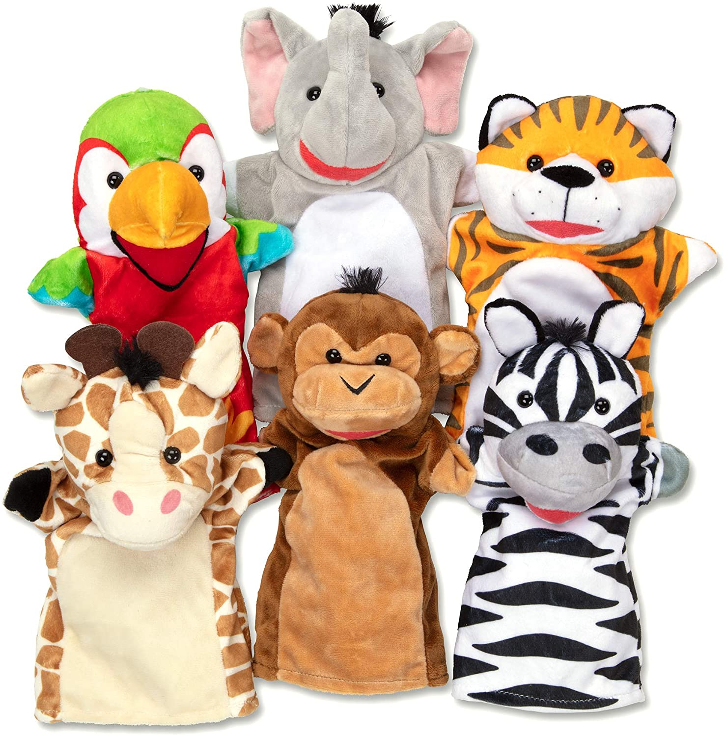 Foto 2 pulgar | Marionetas De Mano Melissa & Doug Safari Buddies - Venta Internacional.