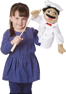 Foto 3 | Marioneta Melissa & Doug Chef Alfredo 'al' Dente Con Varilla De Madera - Venta Internacional