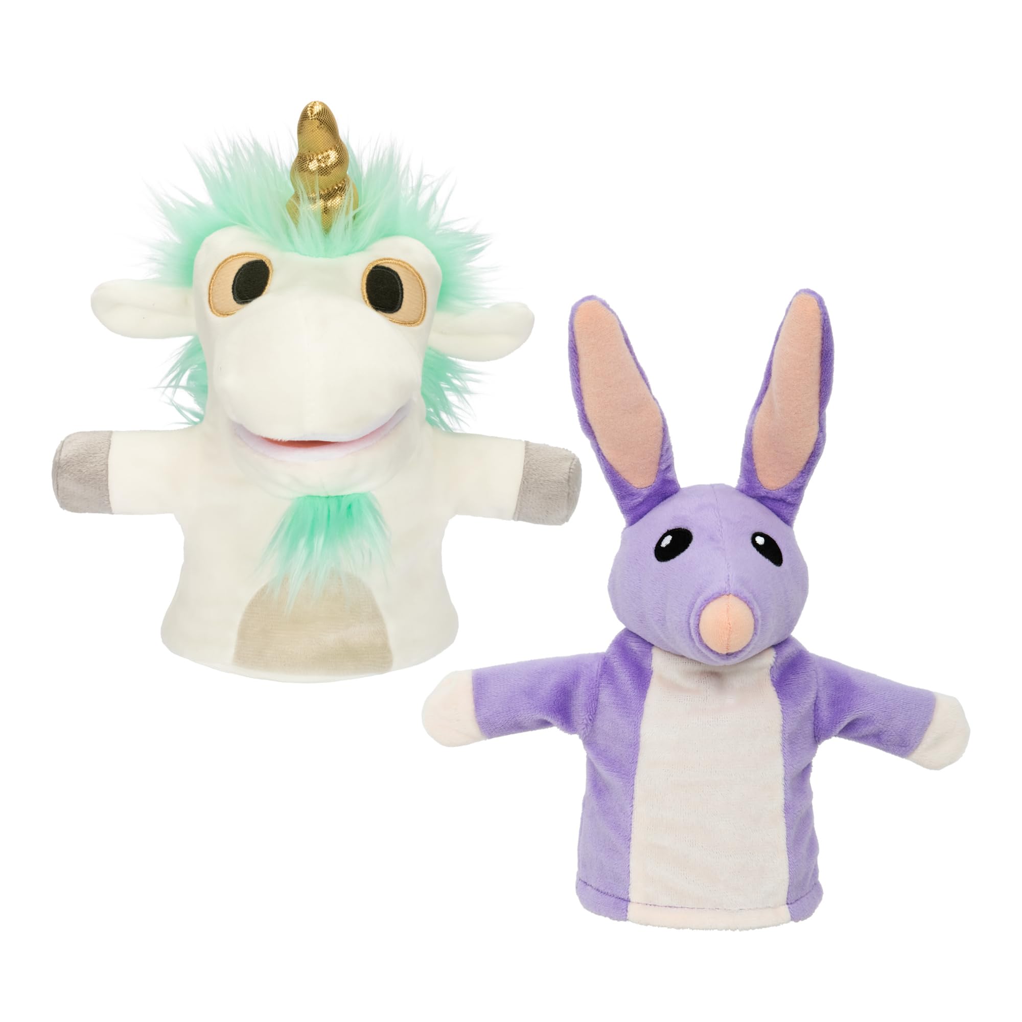 Foto 2 pulgar | Pack De 2 Títeres De Peluche Bluey Unicorse Y Bob Bilby, 23-24 Cm - Venta Internacional.