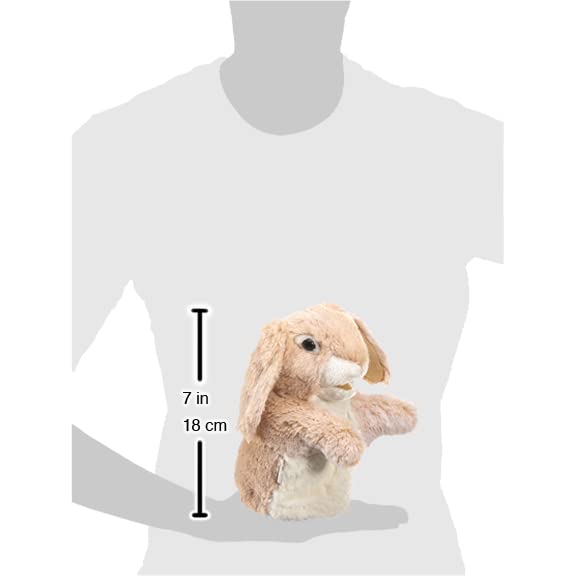 Foto 4 pulgar | Marioneta De Mano Folkmanis Little Lop Rabbit White - Venta Internacional.
