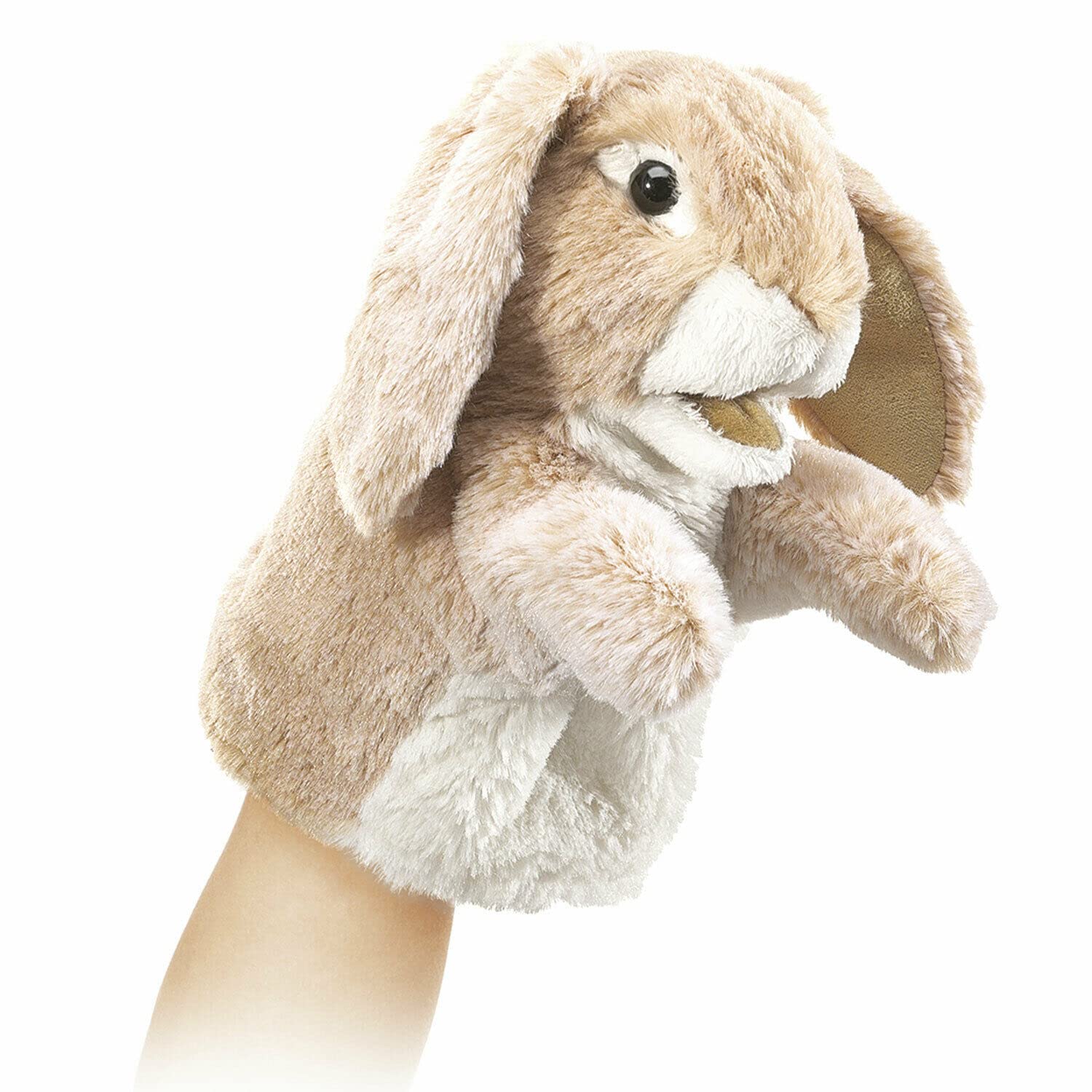 Foto 5 pulgar | Marioneta De Mano Folkmanis Little Lop Rabbit White - Venta Internacional.