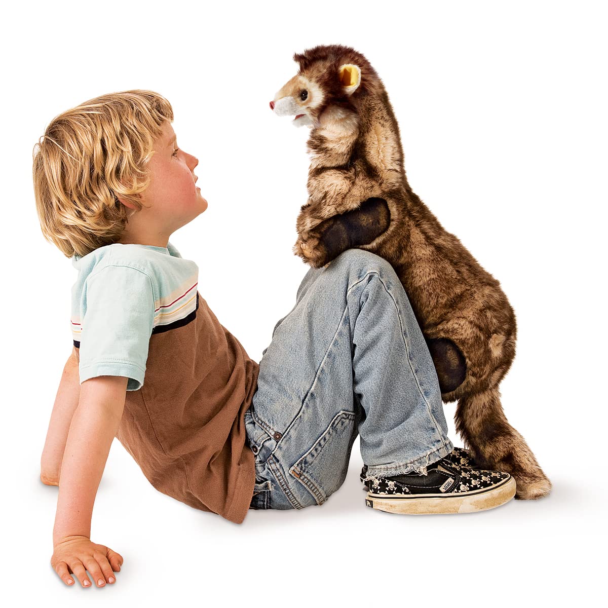 Foto 4 pulgar | Marioneta De Mano Folkmanis Ferret Para Bebés Y Niños - Venta Internacional.
