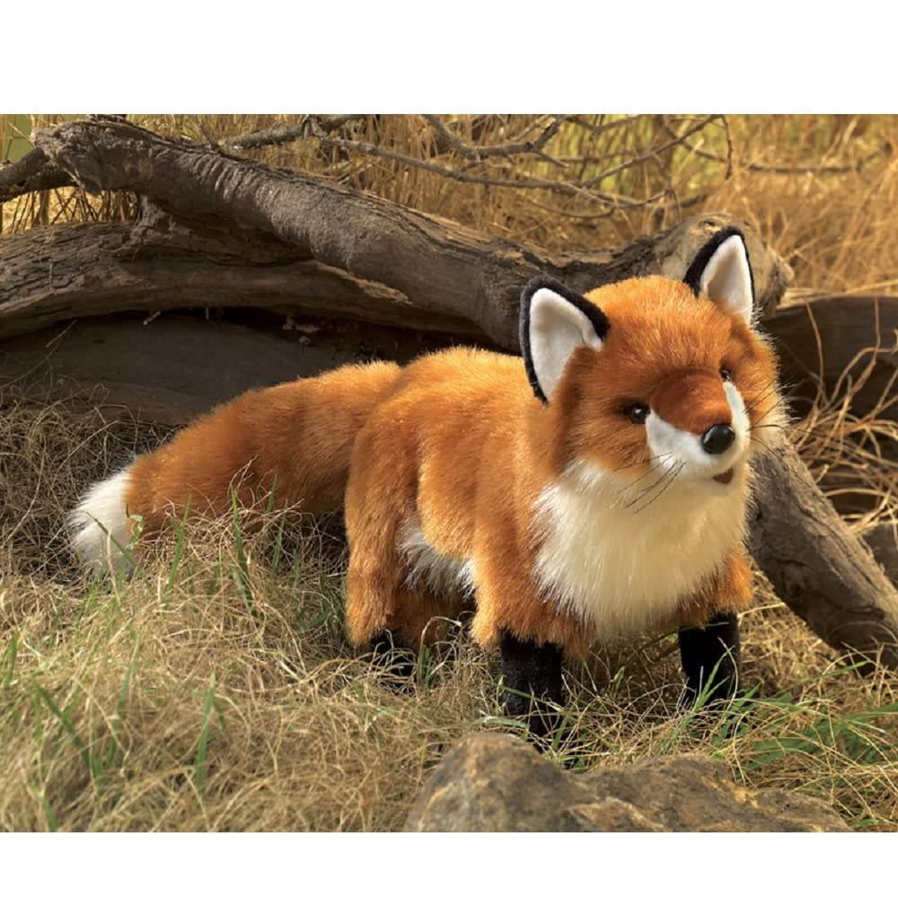 Foto 4 pulgar | Marioneta De Mano Folkmanis Red Fox Rust White Black - Venta Internacional.