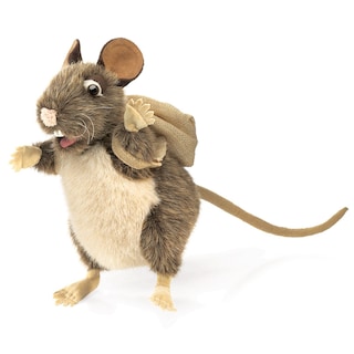 Foto 1 | Hand Puppet Folkmanis Pack Rat Marrón Y Beige - Venta Internacional.