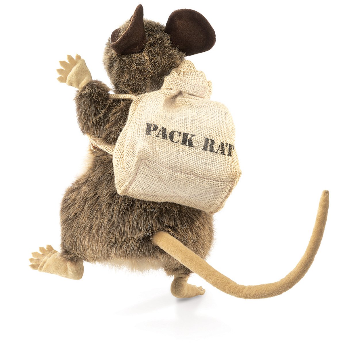 Foto 3 pulgar | Hand Puppet Folkmanis Pack Rat Marrón Y Beige - Venta Internacional.